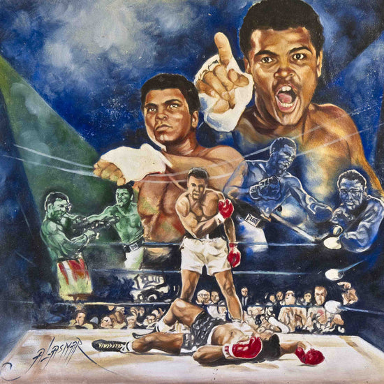 Palette Knife Oil Painting on Canvas of Muhammad Ali 30"x28" SOLD OUT